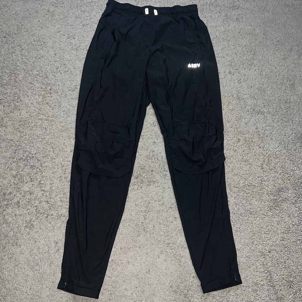 ASRV Men's Size M Performance DSG-0690 Tetra Lite Tech High Rib Jogger Black